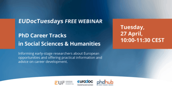 European Doctoral Tuesdays | PhD Career Tracks in Social Sciences & Humanities