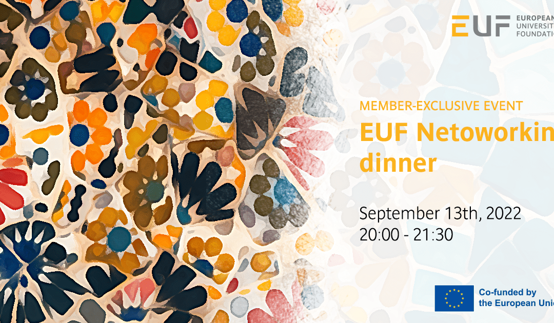 EUF Networking dinner at the EAIE2022