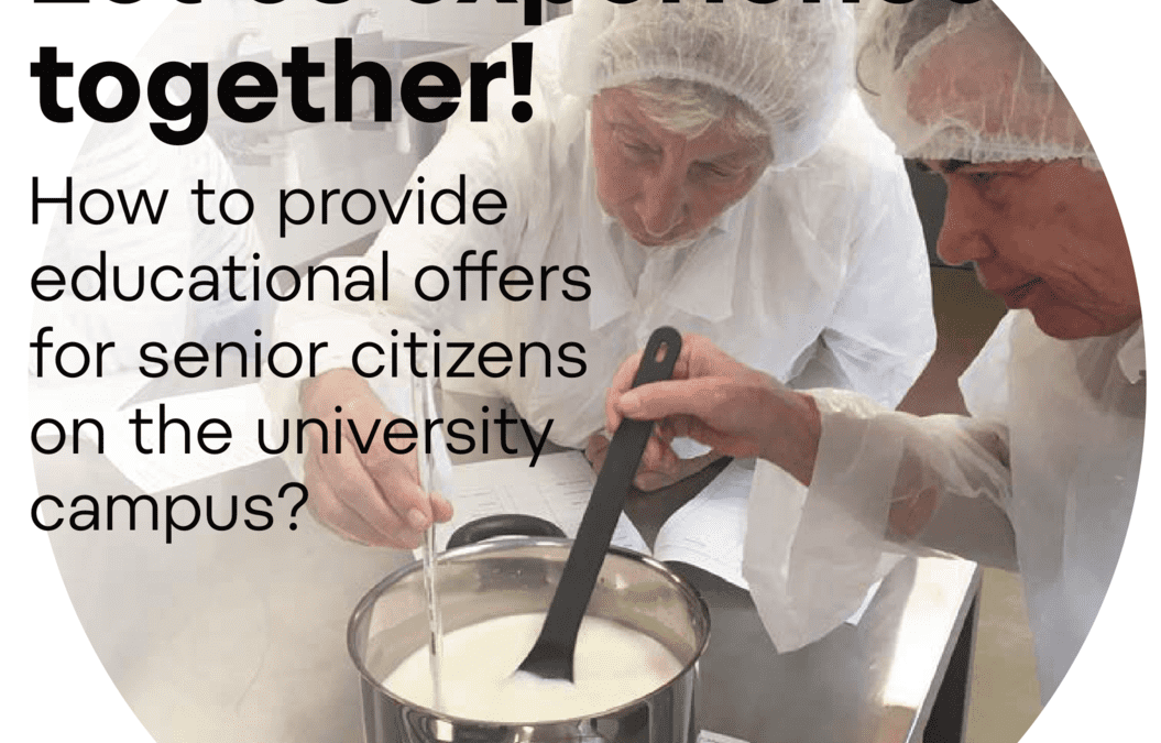 How to provide educational offers for senior citizens on the university campus?